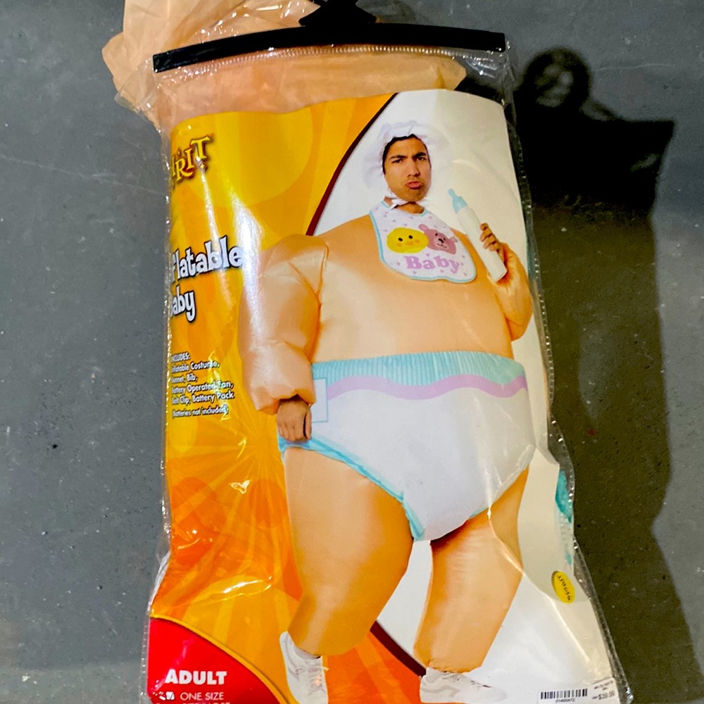 Inflatable baby costume